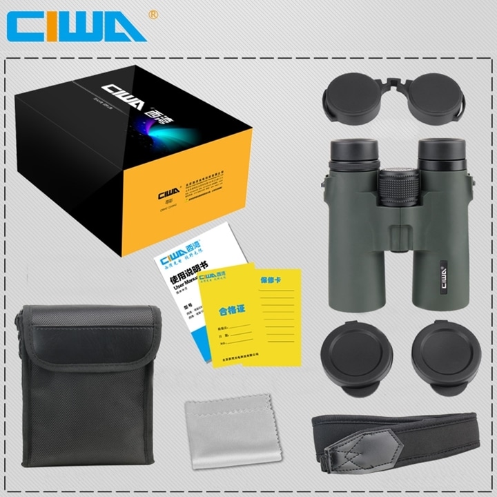 Sản phẩm và phụ kiện của ống nhòm CIWA 10x42 FMC bao gồm